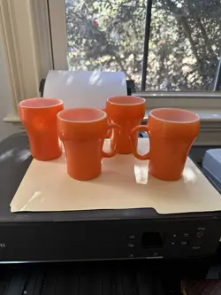 VINTAGE FIRE KING SODA FOUNTAIN 4