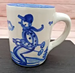 PAINTED STONEWARE MADE