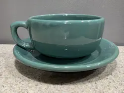 SAUCER SET BACKSTAMPED