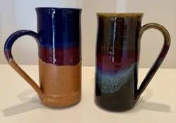 POTTERY BLUE/WINE/TURQUOISE TALL