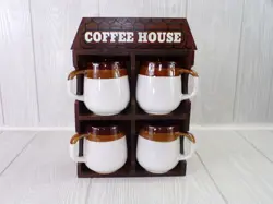 WOOD WALL RACK