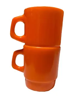 CUPS ORANGE MILK