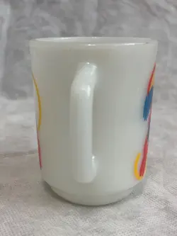 MILK GLASS MACAW
