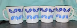 GLASS BLUE LEAVES