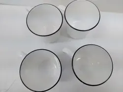 CUPS WHITE BLACK