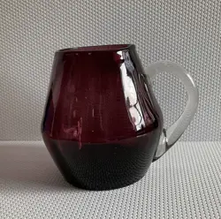 PURPLE RIBBED MUG