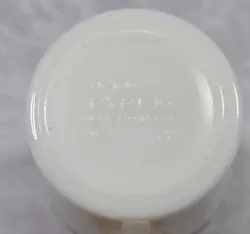 PRINT MILK GLASS