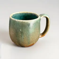 VINTAGE WJ GORDY STUDIO ART POTTERY MUG CUP USA