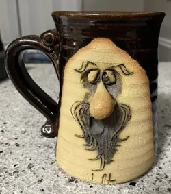 POTTERY SIGNED BEARD