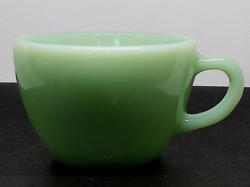 VINTAGE JADEITE OVEN RESTAURANT WARE HEAVY FIRE KING C-HANDLE COFFEE CUP HEAVY