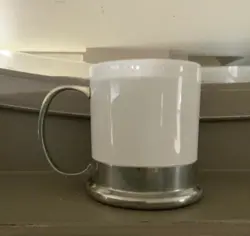 WITH PEWTER HANDLE