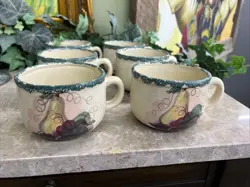 STONEWARE MUGS BOWLS