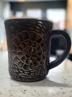 COFFEE MUG ABSTRACT