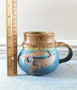 BLUE BROWN GLAZE