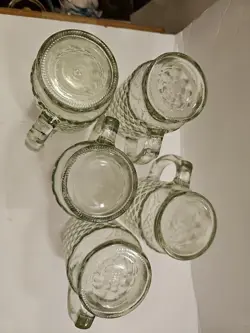 VINTAGE CLEAR GLASS