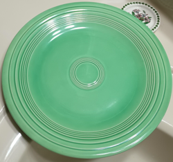FIESTAWARE, VINTAGE, LIGHT GREEN, DINNER PLATE 10 3/8