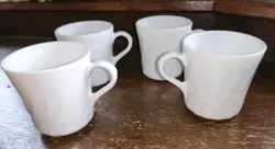 WHITE SWIRL COFFEE/TEA