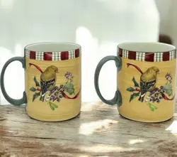 TEA MUGS GOLDFINCH