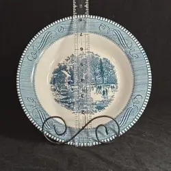 CURRIER IVES BLUE
