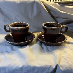 BROWN DRIP WARE