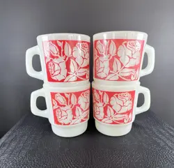HOCKING MUGS RED