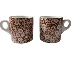 CALICO RING-HANDLE MUGS