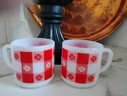 2-FEDERAL GLASS GINGHAM