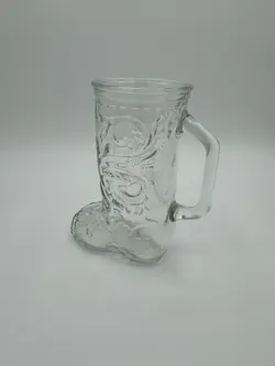 GLASS WESTERN COWBOY