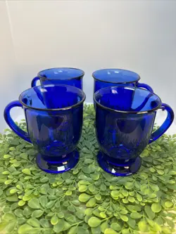 COBALT MUGS WITH