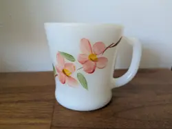 GLASS FLEURETTE MUG