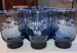 GLASSES BLUE TULIP