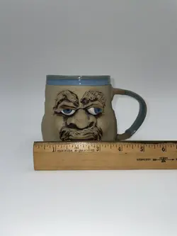 STONEWARE POTTERY FACE