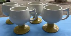 PEDESTAL MUGS YELLOW