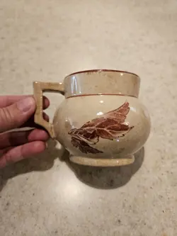 TAN IRONSTONE MUG