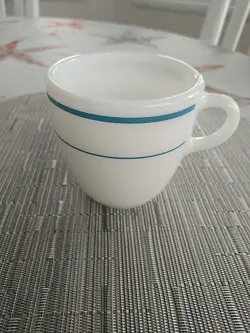 W/ TEAL STRIPE