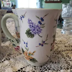 CUPS MUGS FLOWERS
