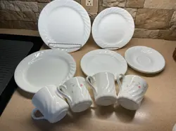 WHITE SWIRL DINNER