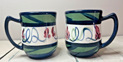 SIGNED POTTERY MUGS