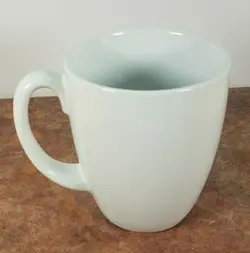 STONEWARE WHITE MUG