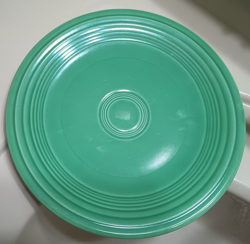 FIESTAWARE, VINTAGE, LIGHT GREEN, LUNCHEON PLATE, 9 1/2