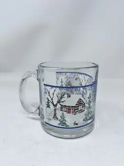 GLASS MUG GOLD