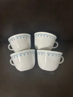 CORNINGWARE BLUE SNOWFLAKE