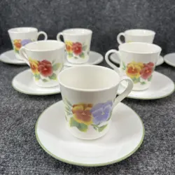 CORNING MUG/CUP SAUCER