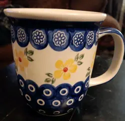 POLISH POTTERY BLUE