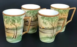 PAINTED MUGS SET