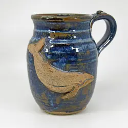 POTTERY BLUE APPLIED