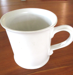 TANKARD WHITE #1736