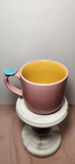 MUG PINK YELLOW