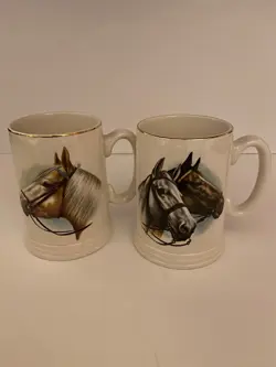 HORSE MUGS.