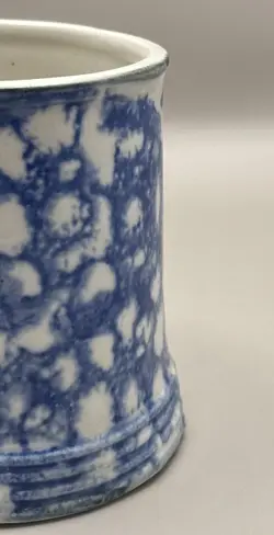 BLUE SPONGEWARE MUG